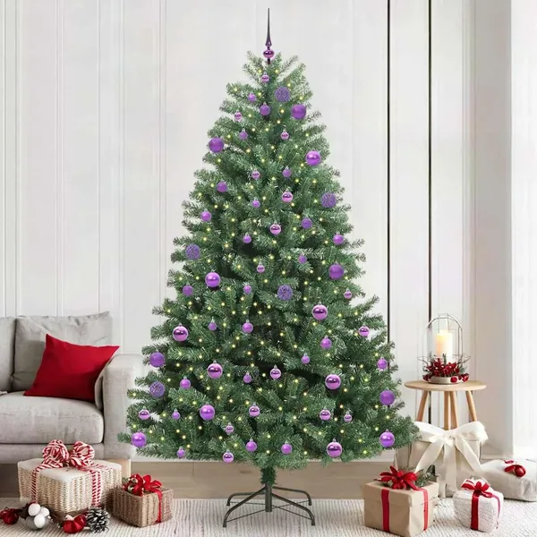 Sapin de Noël Artificiel à Branches Articulées Vert 240 cm