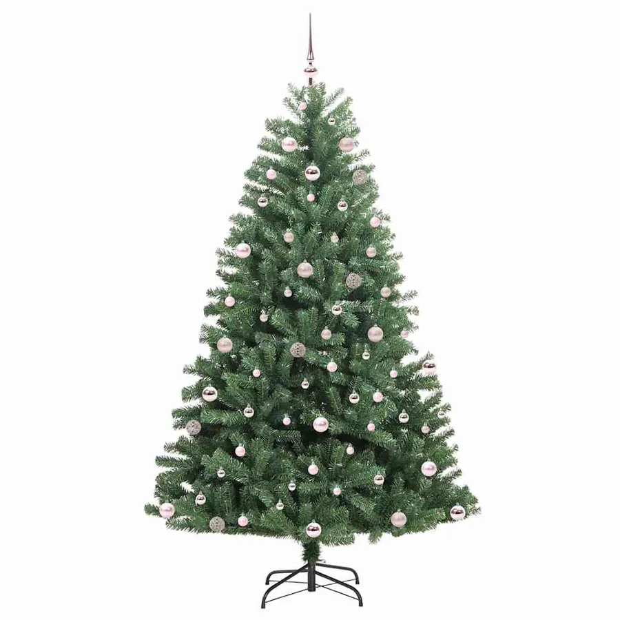 Sapin de Noël Artificiel à Branches Articulées Vert 240 cm - 4