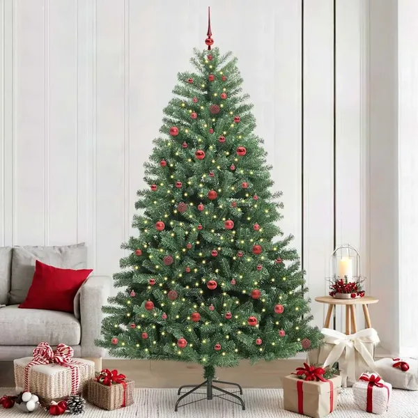 Sapin de Noël Artificiel à Branches Articulées Vert 240 cm