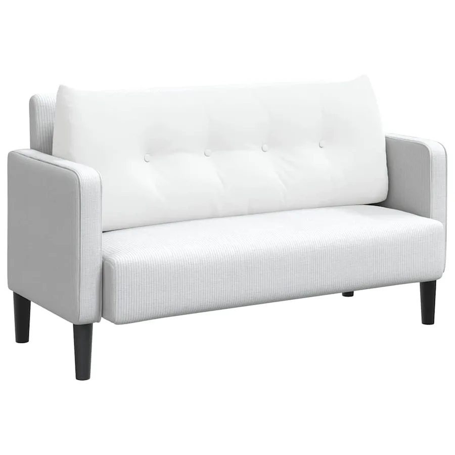 Coussin de Dos Blanc 120 x 24 x 50 cm tissu - 3