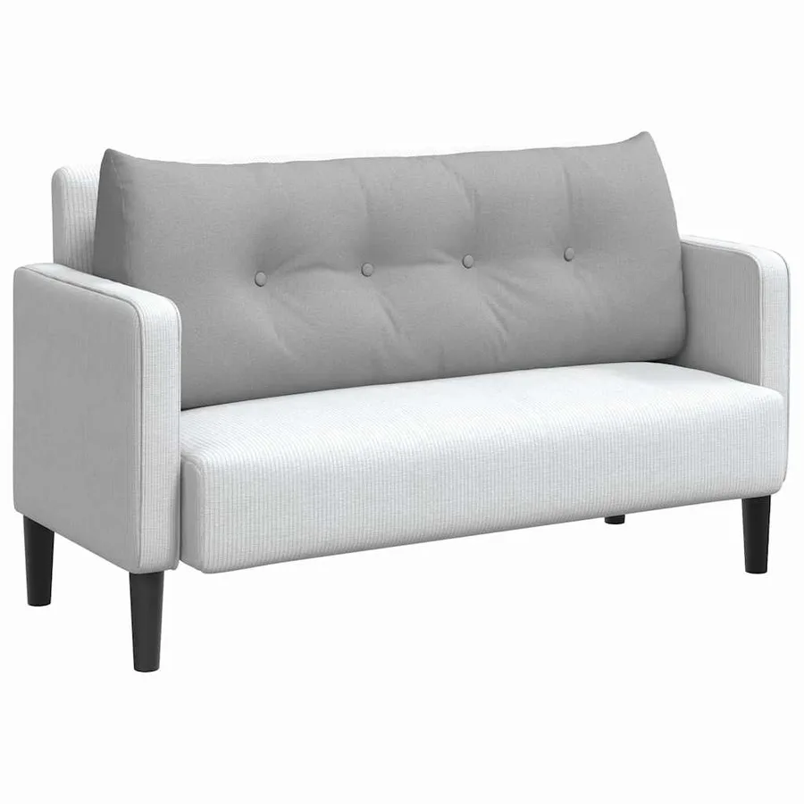 Coussin de Dos Gris nuage 120 x 24 x 50 cm tissu - 3