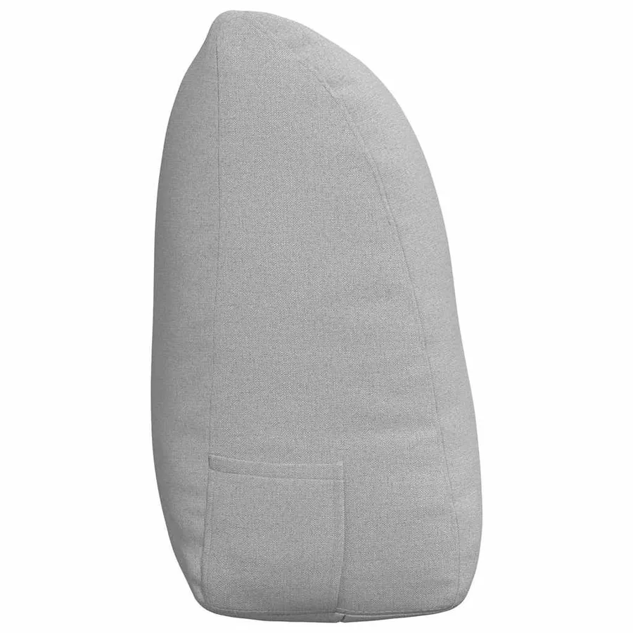 Coussin de Dos Gris nuage 120 x 24 x 50 cm tissu - 7