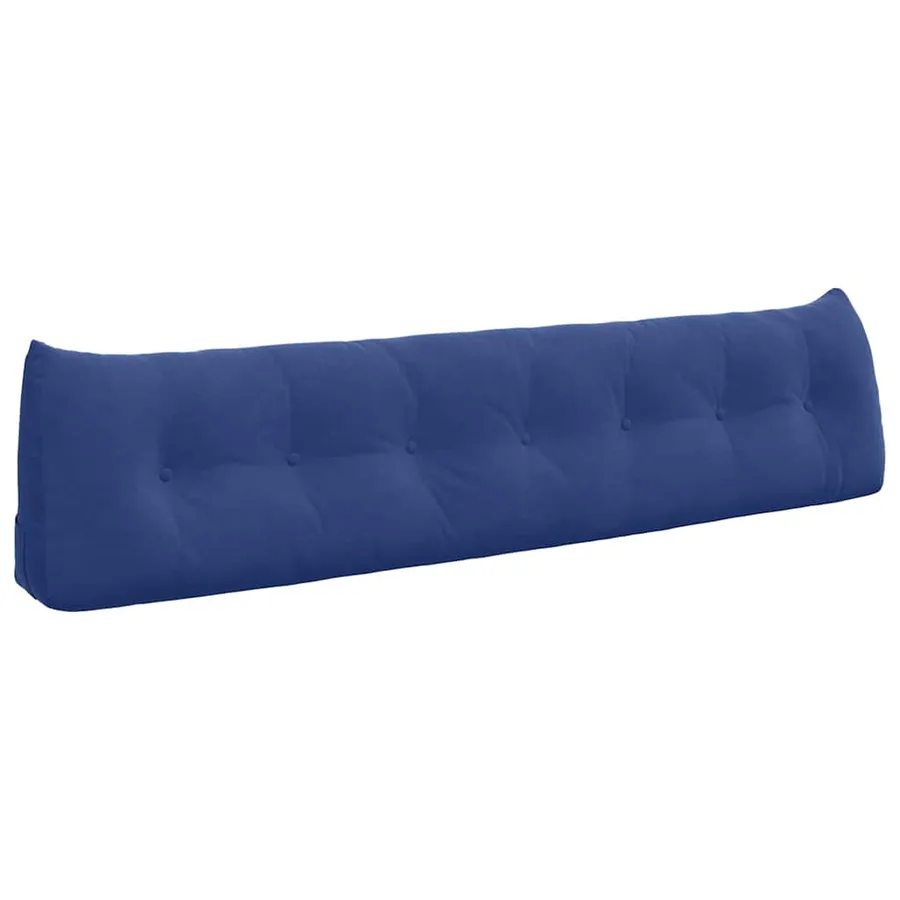 Coussin de Dos Bleu police 200 x 24 x 50 cm Velours - 2