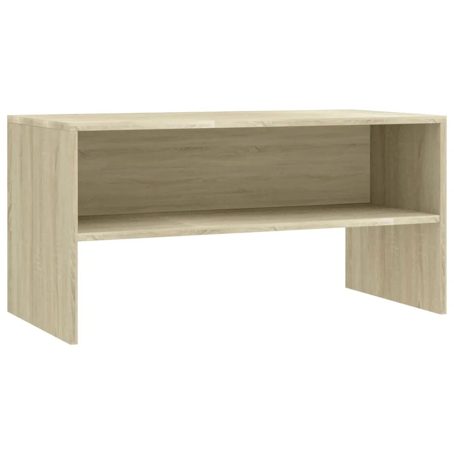 Meuble TV Chêne sonoma 80x40x40 cm Bois d’ingénierie - 2