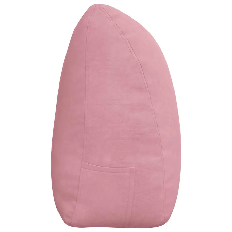 Coussin de Dos Rose 180 x 24 x 50 cm Velours - 7