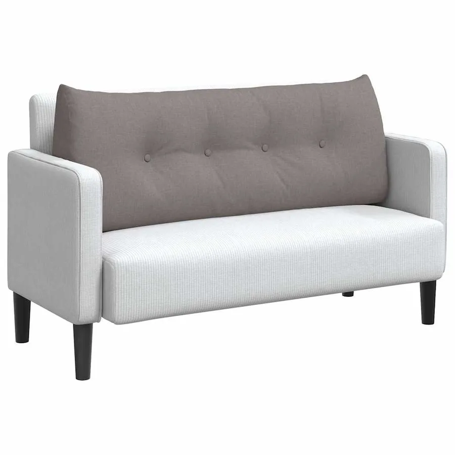 Coussin de Dos Taupe 120 x 24 x 50 cm tissu - 3