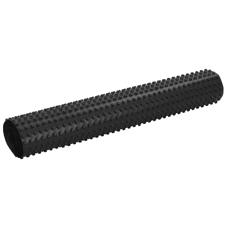 Feuille de drainage nervurée 2 pcs Noir 1 x 20 m HDPE - 4