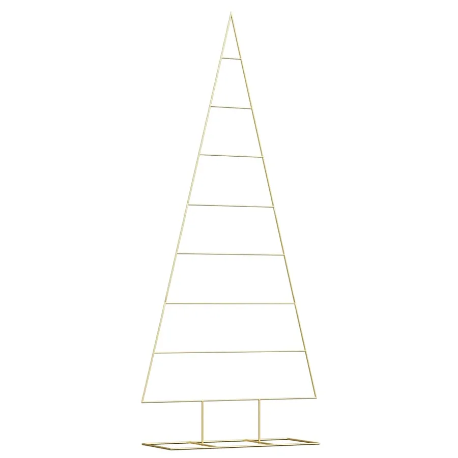 Arbre de Noël en métal Doré 211 cm Acier peint par poudre - 2