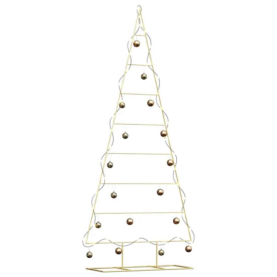 Arbre de Noël en métal Doré 211 cm Acier peint par poudre - 3