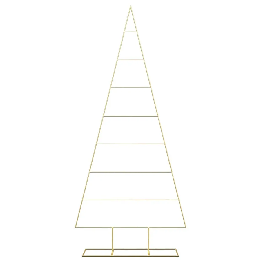 Arbre de Noël en métal Doré 211 cm Acier peint par poudre - 5