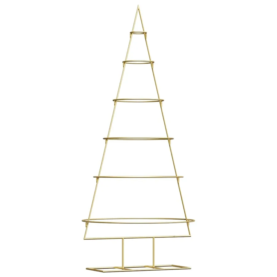 Arbre de Noël en métal Doré 148 cm Acier peint par poudre - 2