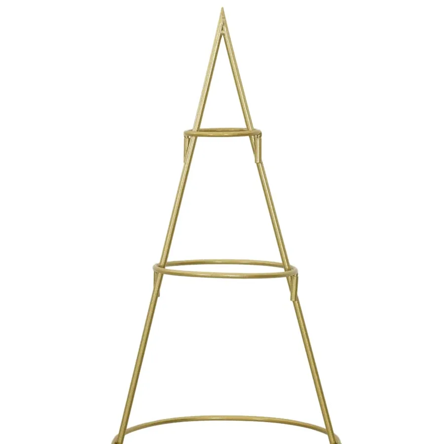 Arbre de Noël en métal Doré 148 cm Acier peint par poudre - 7