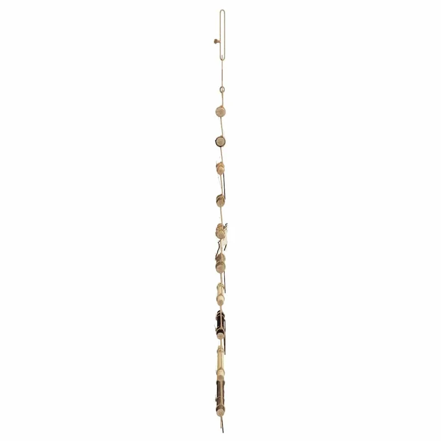 Sapin de Noël avec 30 LED Naturel 90 cm frêne massif - 7