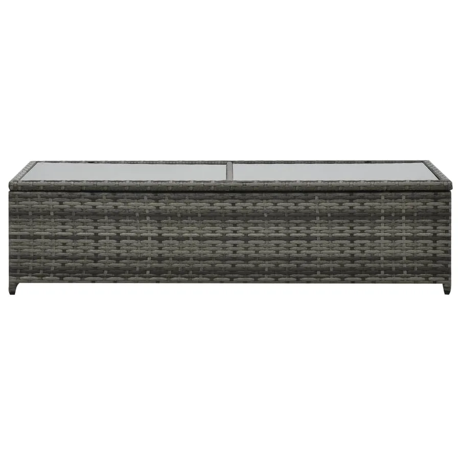 Salon de jardin 4 pcs avec coussins Résine tressée Anthracite - 6
