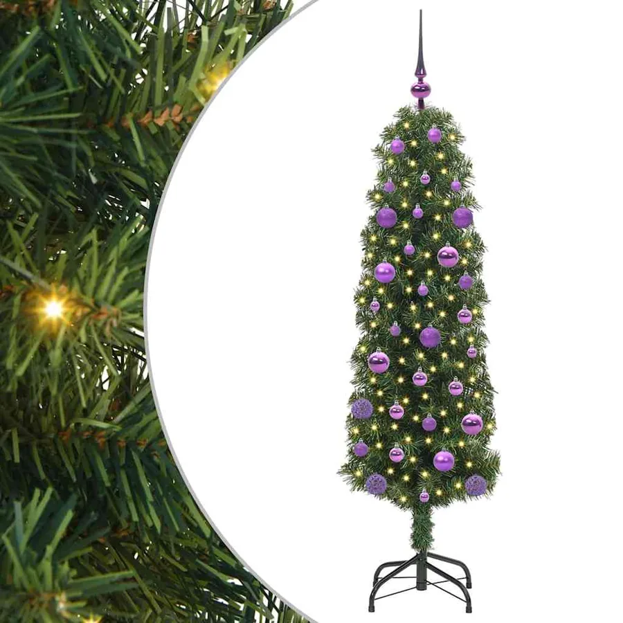 Sapin de Noël artificiel Vert 150 cm PVC et acier et plastique - 2