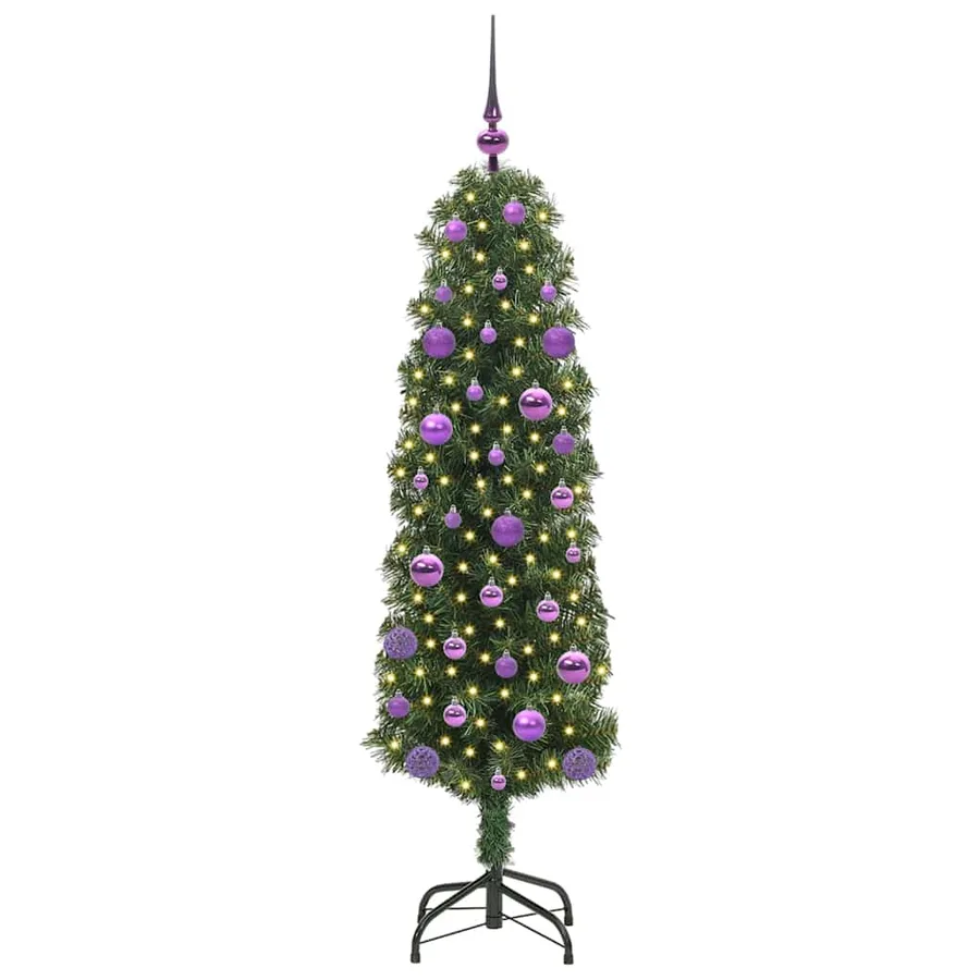 Sapin de Noël artificiel Vert 150 cm PVC et acier et plastique - 3