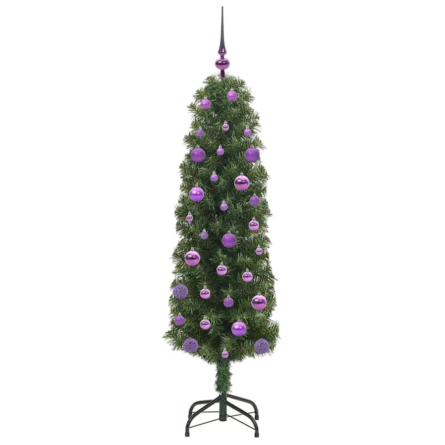 Sapin de Noël artificiel Vert 150 cm PVC et acier et plastique - 4