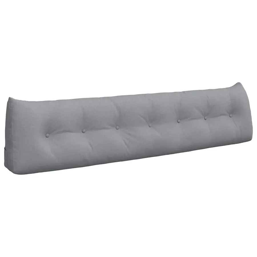 Coussin de Dos Gris clair 200 x 24 x 50 cm tissu - 2
