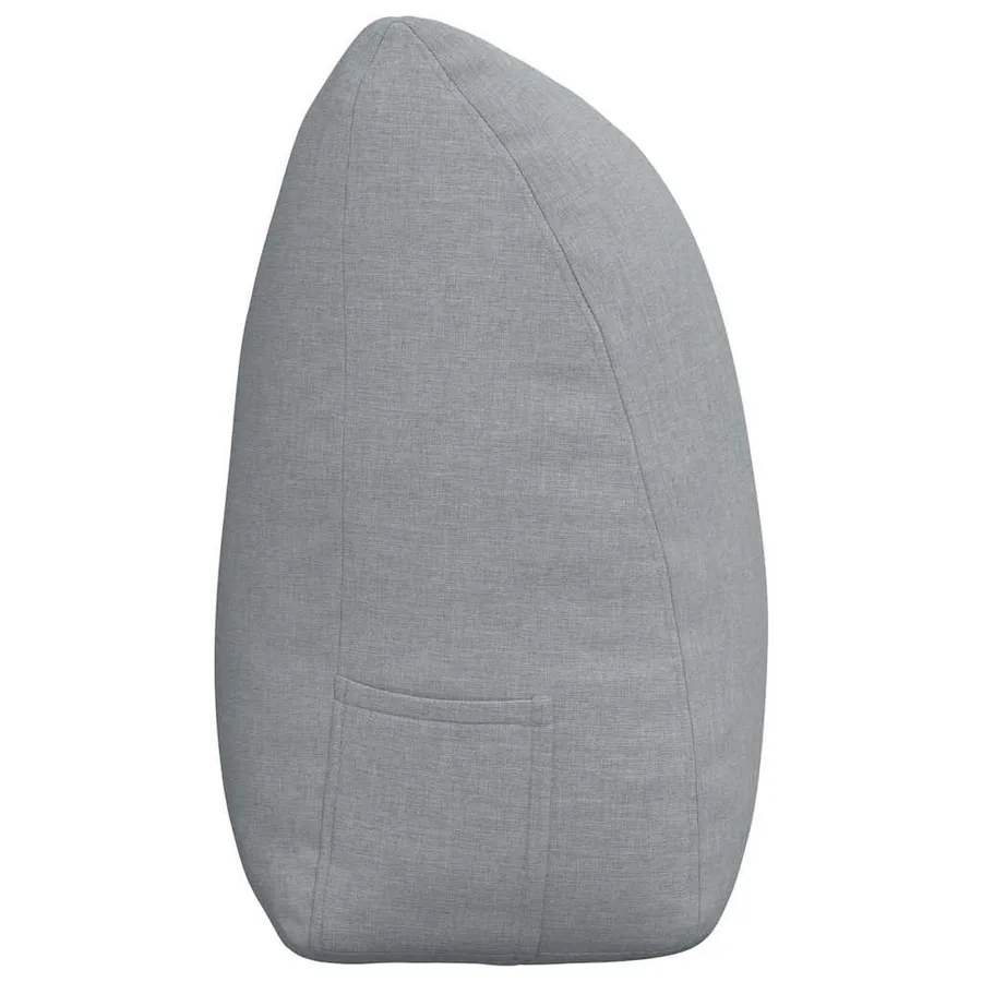 Coussin de Dos Gris clair 200 x 24 x 50 cm tissu - 7