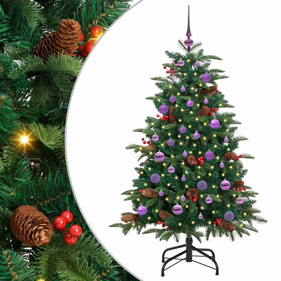 Sapin de Noël artificiel Vert 150 cm PVC, métal et plastique - 2