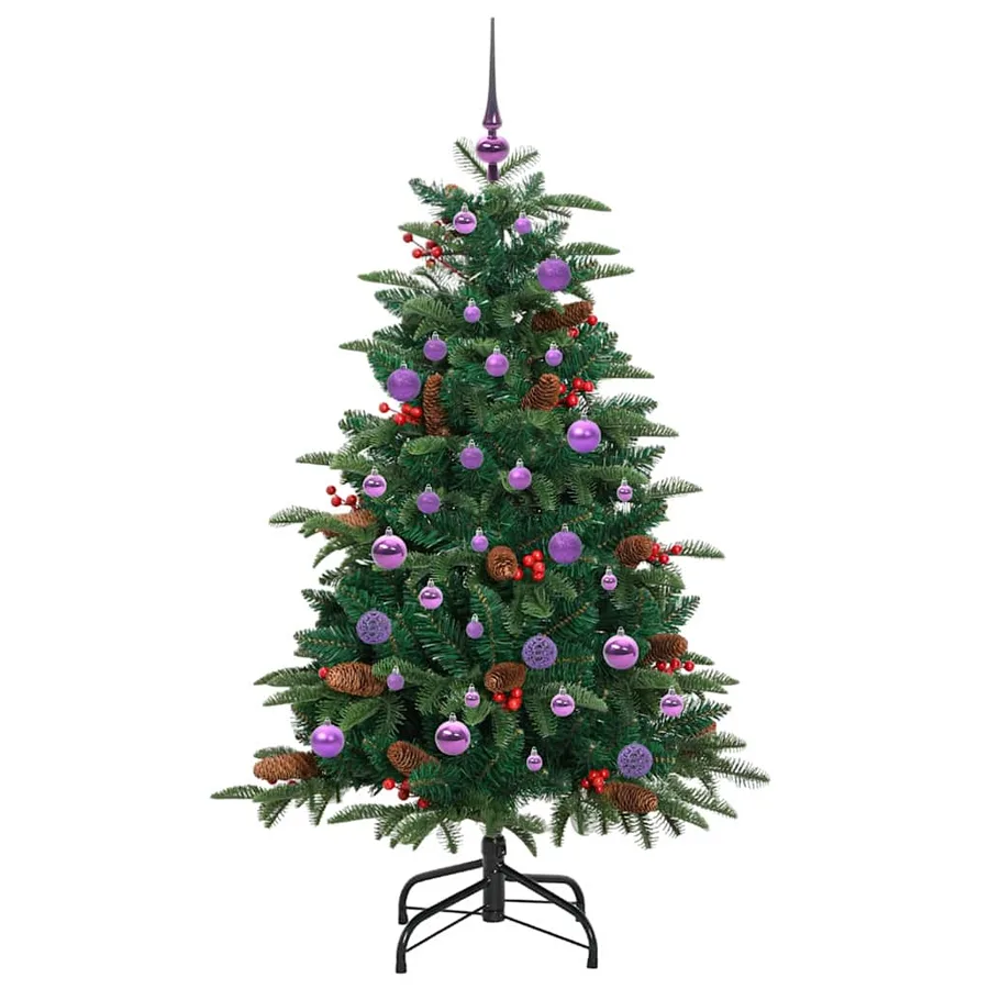 Sapin de Noël artificiel Vert 150 cm PVC, métal et plastique - 4
