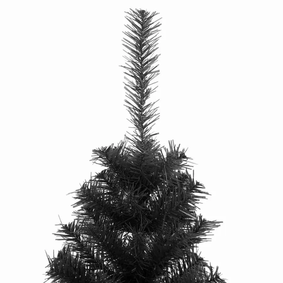 Sapin de Noël avec 150 LED avec support Noir 120 cm PVC - 10