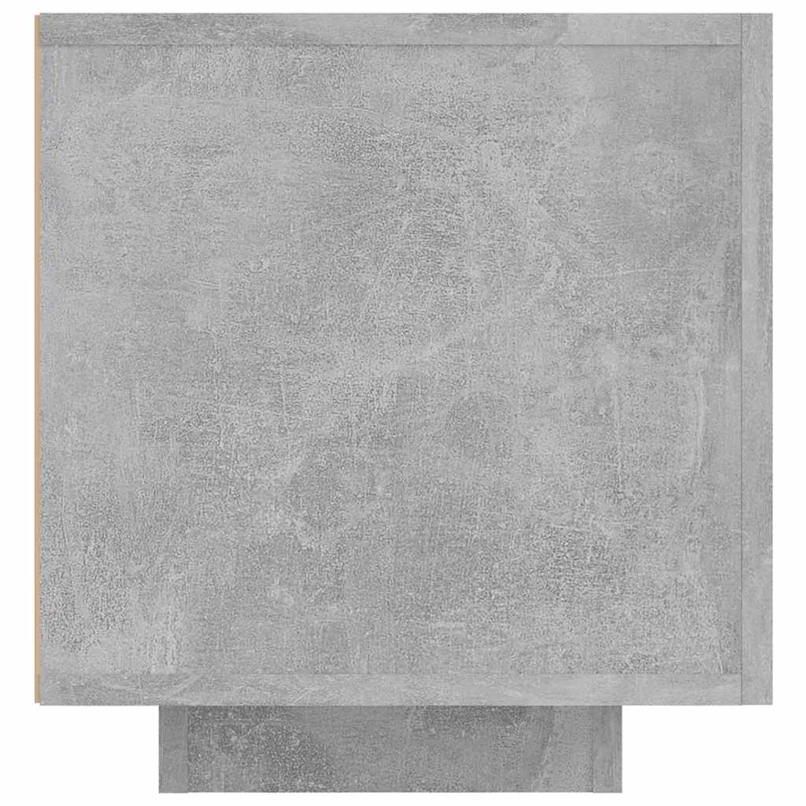 Meuble TV avec lumières LED gris béton 160x35x40 cm - 10