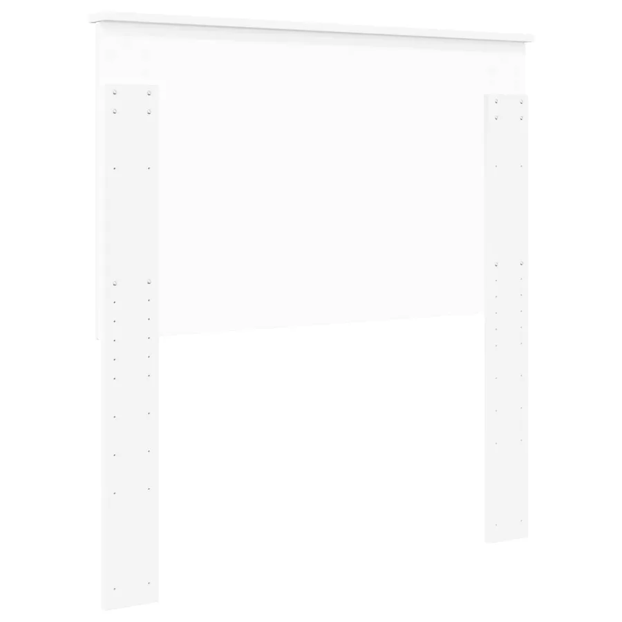 Tête de lit avec tête de lit Blanc 100 cm Bois d'ingénierie - 6