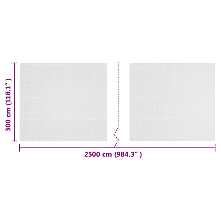Filet Anti-insectes Blanc 3 x 25 m Polyéthylène - 6