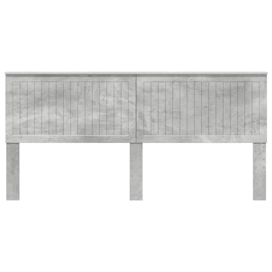 Tête de lit Gris béton 200 cm Bois d'ingénierie - 4
