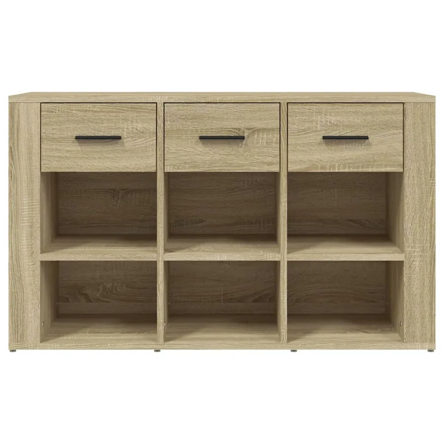 Buffet Chêne sonoma 100x30x59,5 cm Bois d'ingénierie - 6