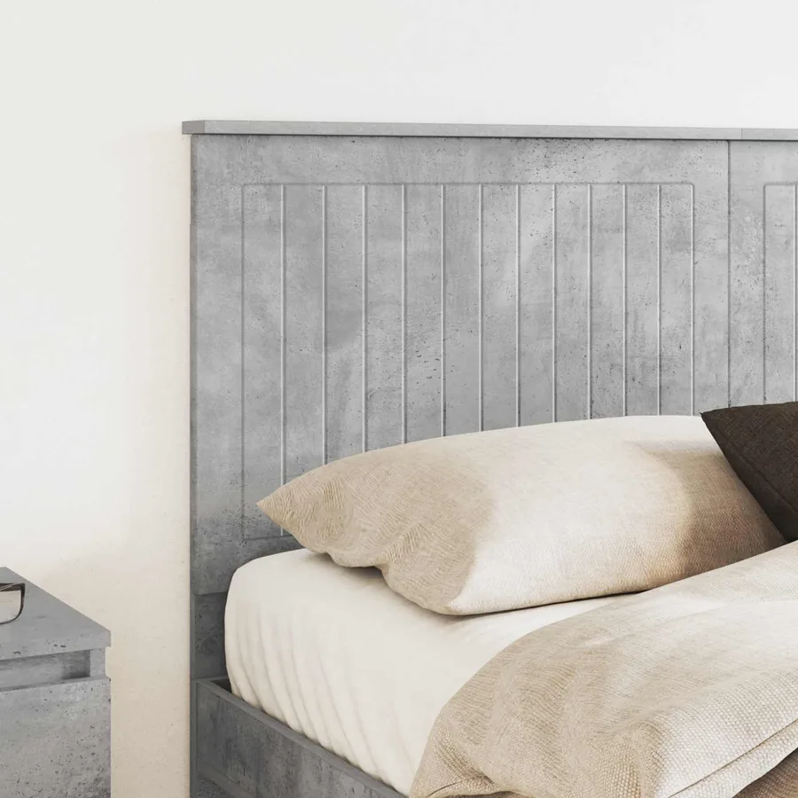 Tête de lit Gris béton 150 cm Bois d'ingénierie - 3