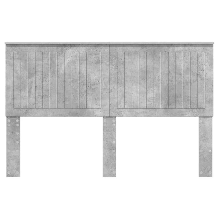 Tête de lit Gris béton 150 cm Bois d'ingénierie - 4