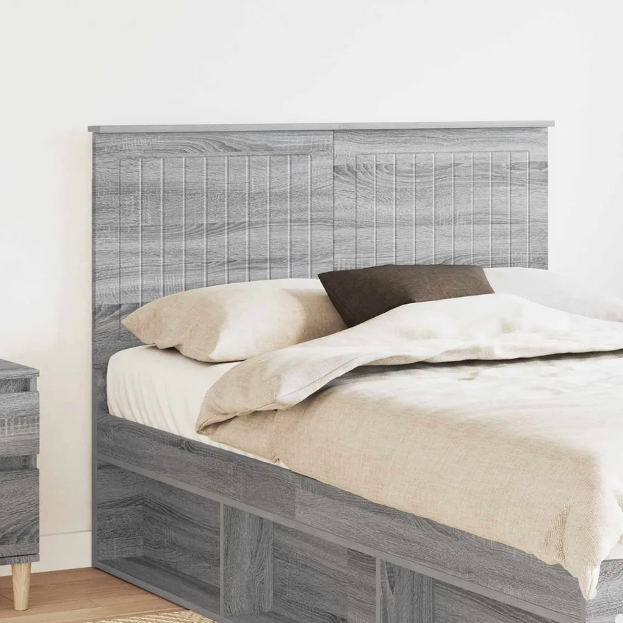Tête de lit Gris Sonoma 120 cm Bois d'ingénierie