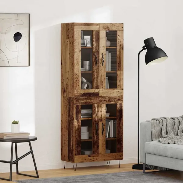 Haut Armoire Bois Ancien 69,5 x 34 x 180 cm Bois d'ingénierie