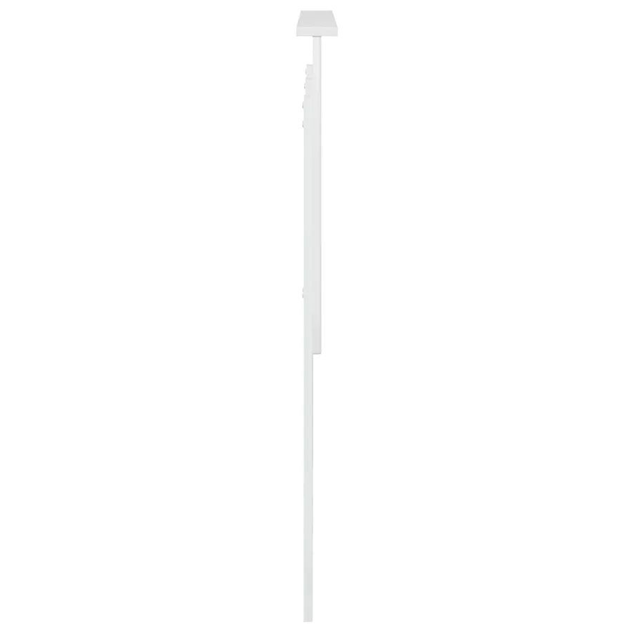Tête de lit Blanc Brillant 120 cm Bois d'ingénierie - 5