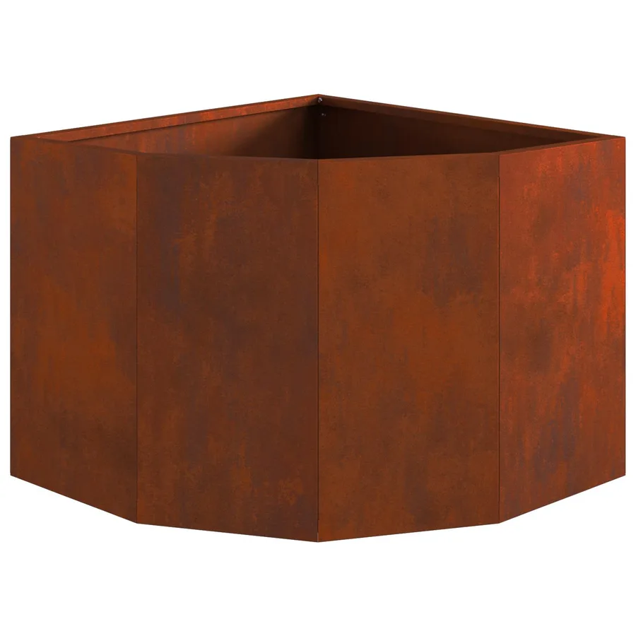 Jardinière d'Angle Rouillé 45 x 45 x 35 cm - 6