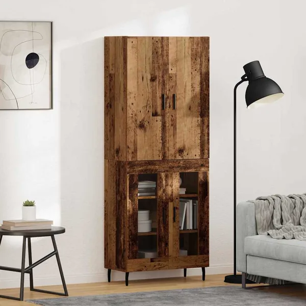 Haut Armoire Bois ancien 69,5 x 34 x 180 cm Bois d'ingénierie
