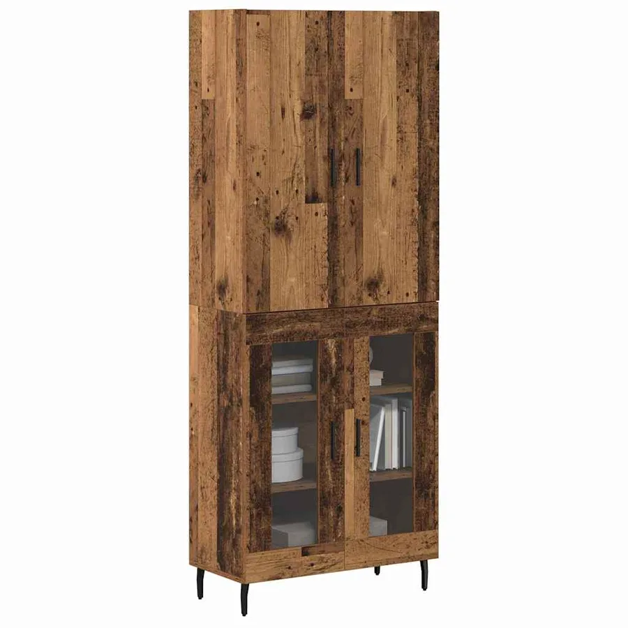 Haut Armoire Bois ancien 69,5 x 34 x 180 cm Bois d'ingénierie - 3