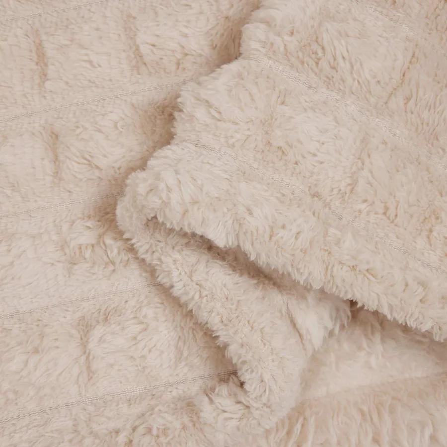 Couvertures à jeter 6 pcs Beige 150 x 130 cm Toison - 7