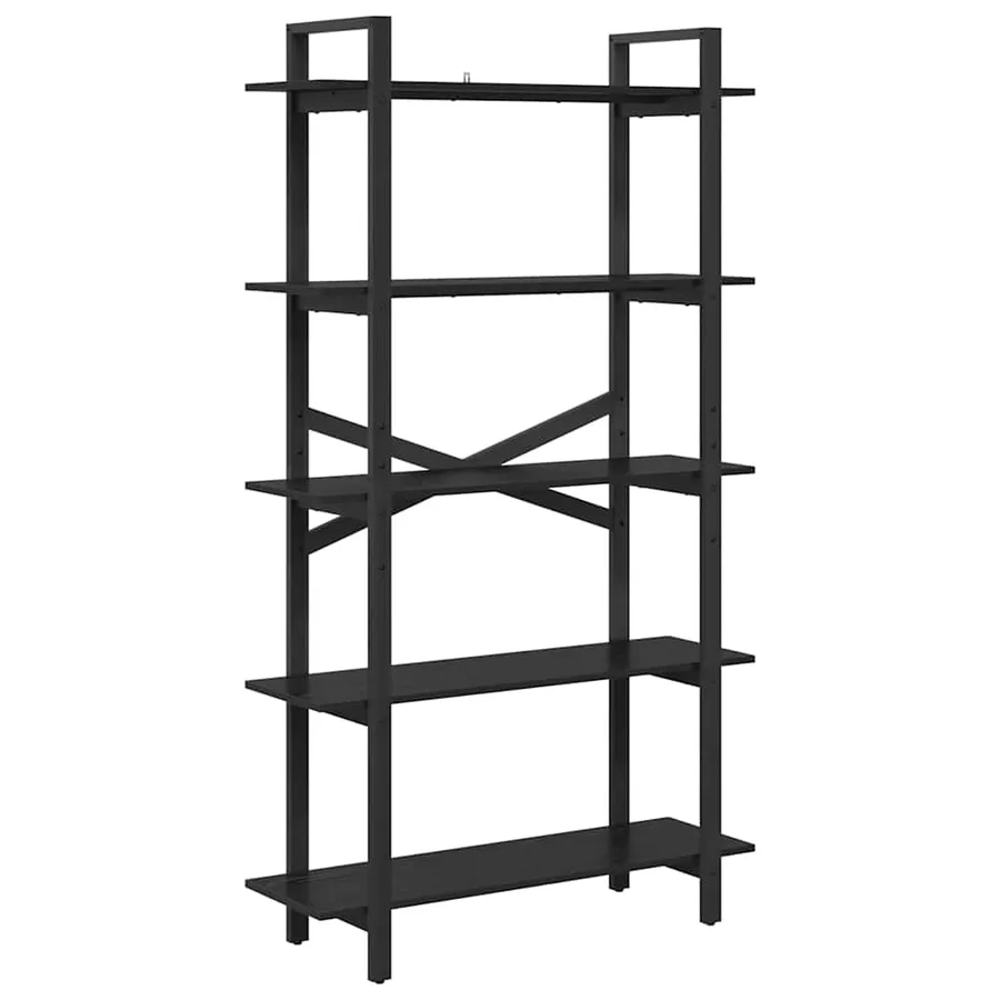 Étagère Chêne noir 100 x 33,5 x 178 cm Bois d'ingénierie - 2