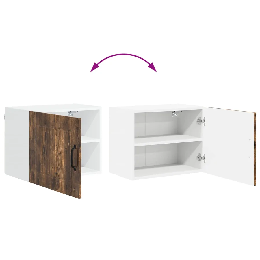 Meuble mural LUCCA 2 pcs Chêne fumé 50 x 31 x 40 cm - 12