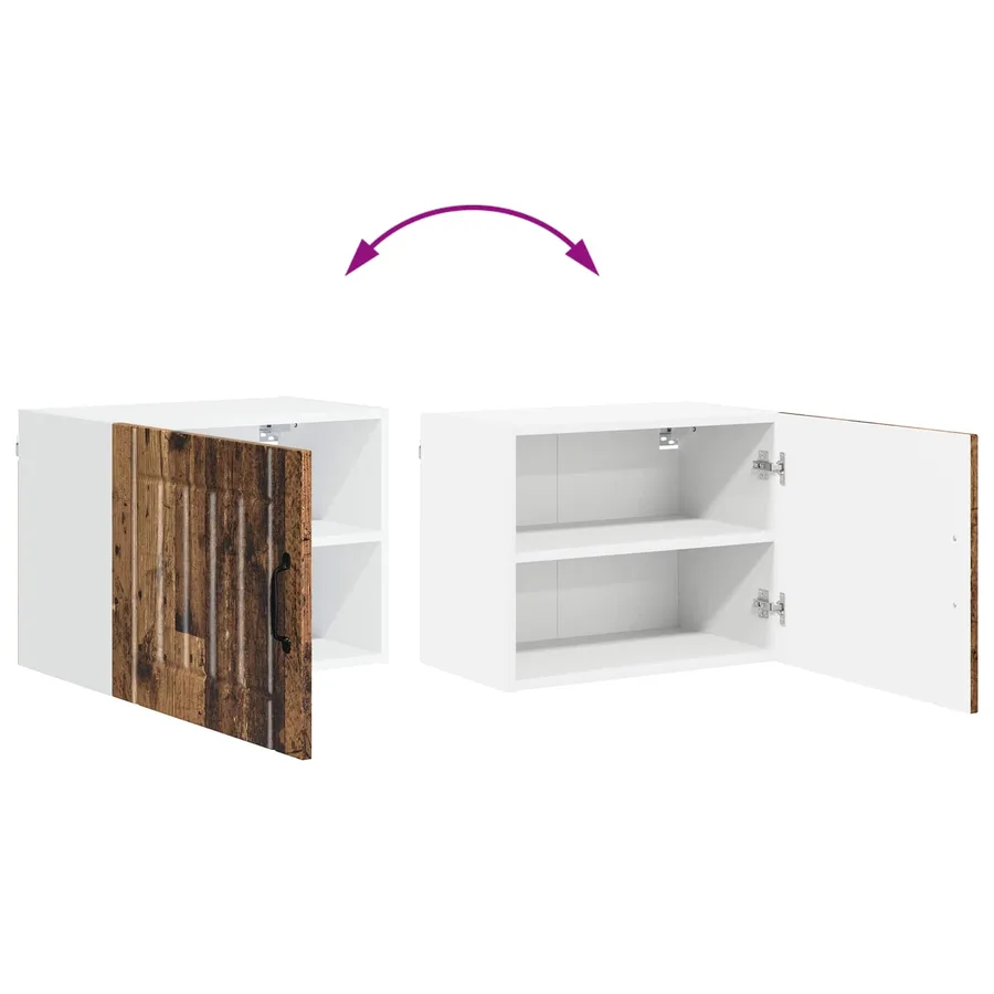 Meuble mural LUCCA 2 pcs Bois ancien 50 x 31 x 40 cm - 11