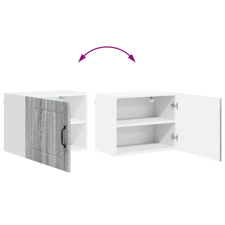 Meuble mural LUCCA 2 pcs Sonoma gris 50 x 31 x 40 cm - 12