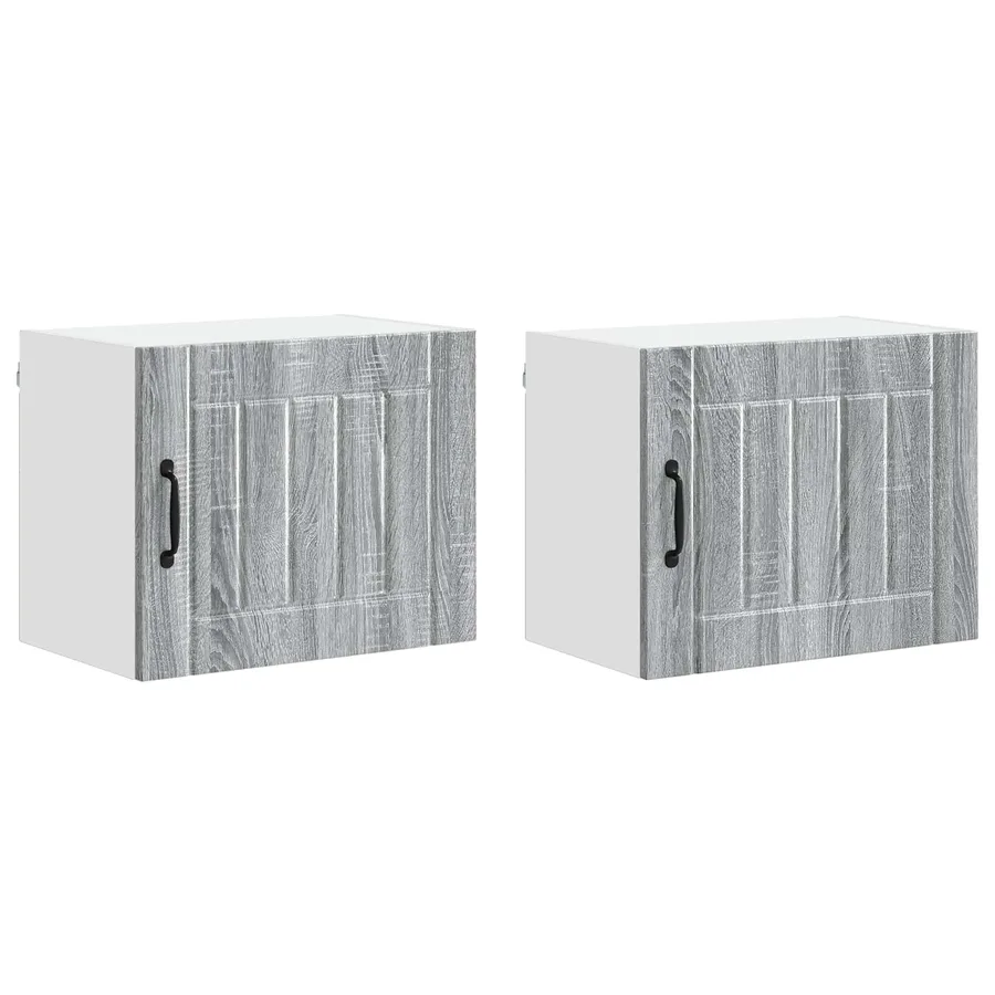 Meuble mural LUCCA 2 pcs Sonoma gris 50 x 31 x 40 cm - 2