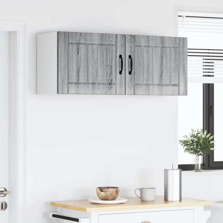 Meuble mural LUCCA 2 pcs Sonoma gris 50 x 31 x 40 cm - 4