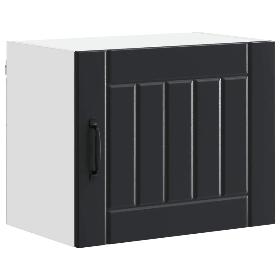 Meuble mural LUCCA Noir 50 x 31 x 40 cm Bois d'ingénierie - 2