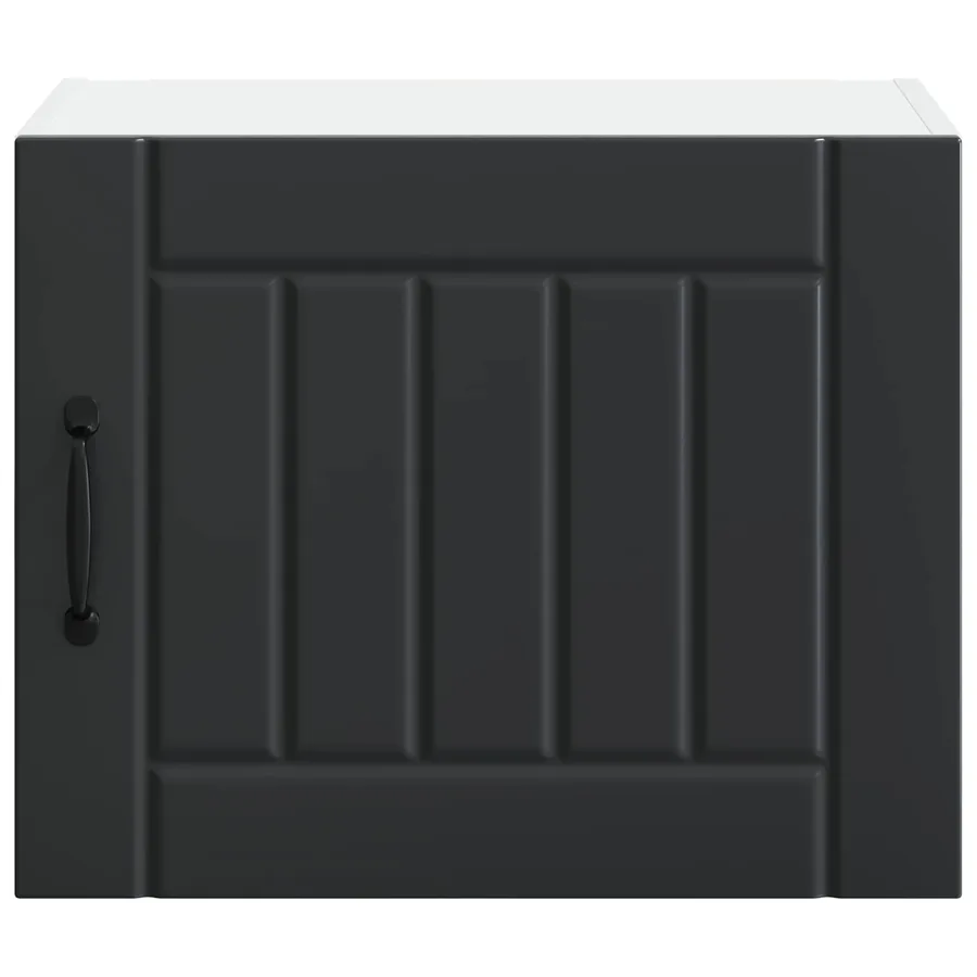 Meuble mural LUCCA Noir 50 x 31 x 40 cm Bois d'ingénierie - 6