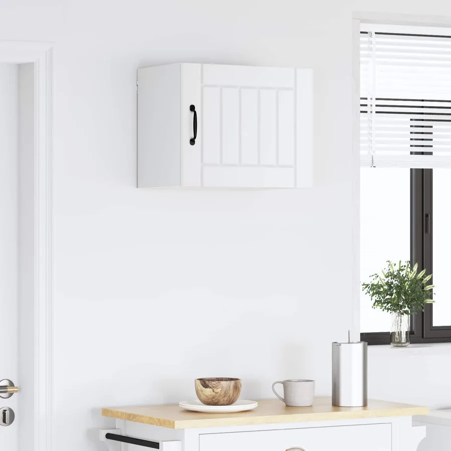 Meuble mural LUCCA Blanc 50 x 31 x 40 cm Bois d'ingénierie - 4