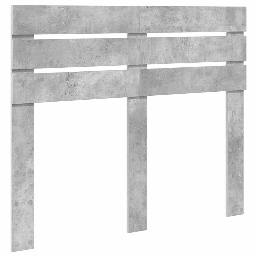 Tête de lit Gris béton Bois d'ingénierie - 2